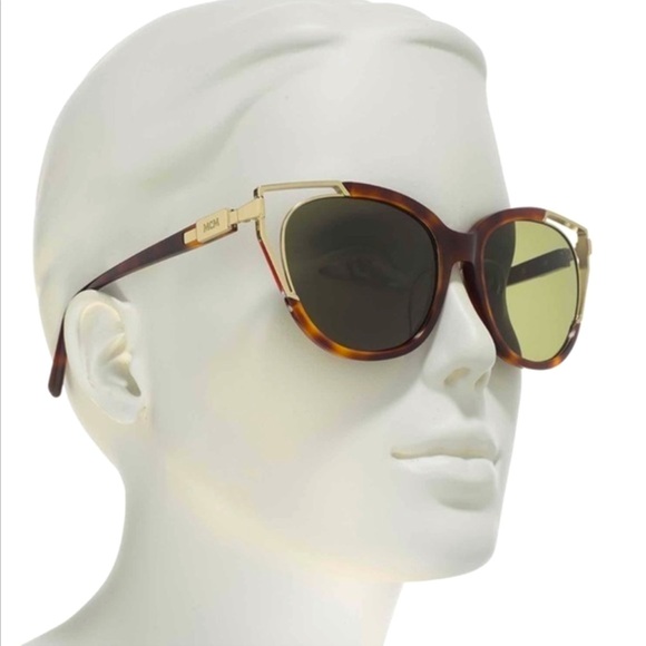 Brand New MCM Unisex 57mm Cat Eye Sunglasses with MCM Cloth and Care Booklet - Picture 2 of 11